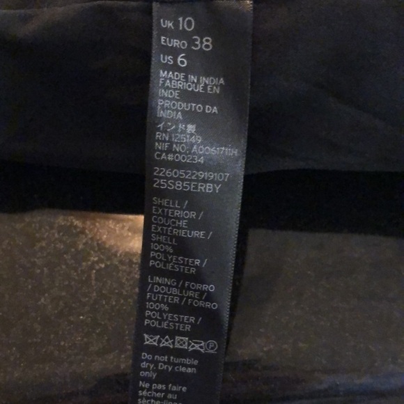 TOPSHOP Padded and Quilted Deep Purple Mini Skirt Size 6 - Picture 7 of 9